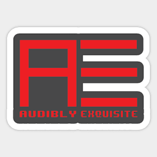 Audibly Exquisite Logo Sticker